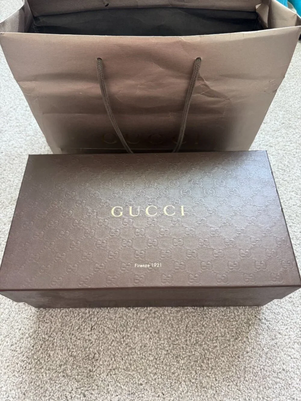 Gucci Men's Golf Shoes with FULL ORIGINAL PACKAGING Euro Size 41